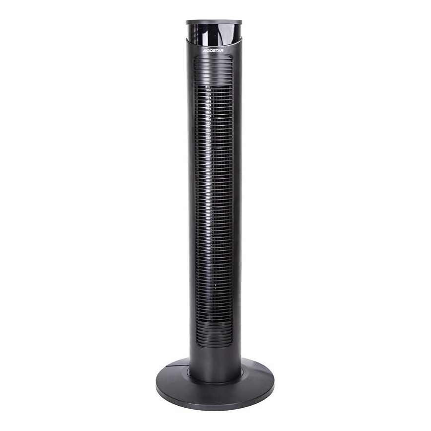Aigostar - Pastatomas ventiliatorius 45W/230V juoda + +VP