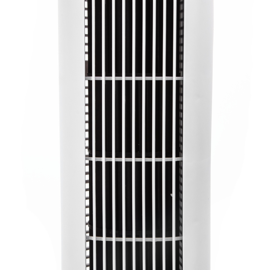 Aigostar - Pastatomas ventiliatorius 50W/230V balta + nuotolinio valdymo pultas