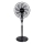 Aigostar - Pastatomas ventiliatorius 55W/230V 130 cm juodas + nuotolinis pultas