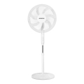 Aigostar - Pastatomas ventiliatorius 60W/230V balta