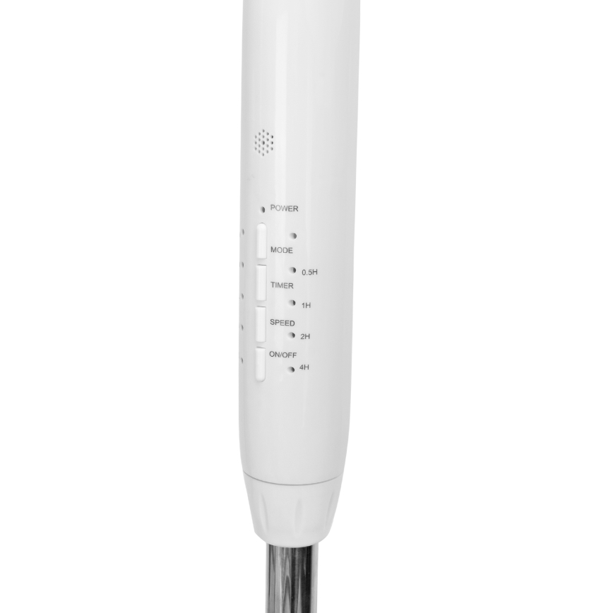 Aigostar - Pastatomas ventiliatorius 60W/230V balta + nuotolinio valdymo pultas