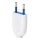 Aigostar - Plastikinis kištukas 2P 10A/250V baltas