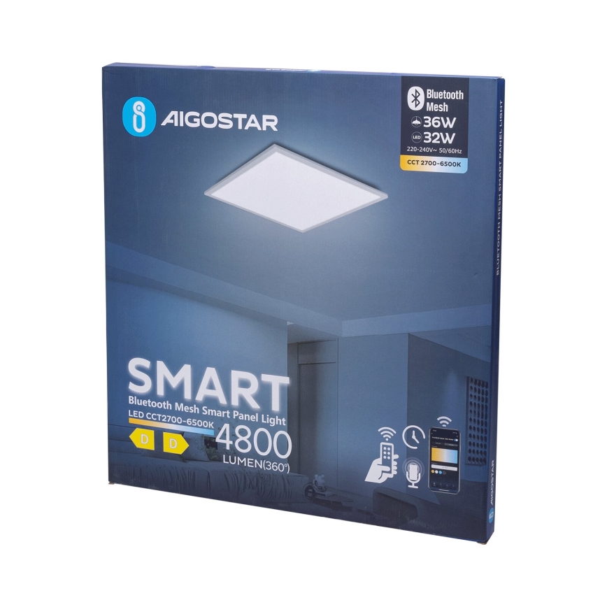 Aigostar - Reguliuojamas LED įleidžiamas skydelis MESH LED/36W/230V 2700-6500K 60x60 cm