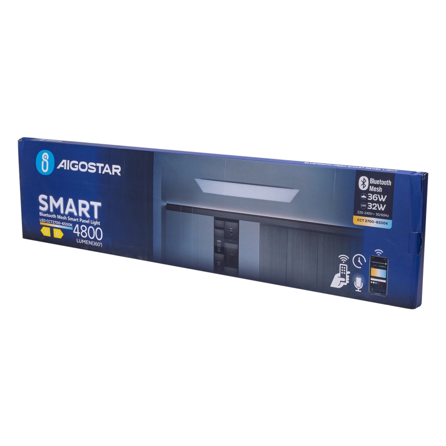 Aigostar - Reguliuojamas LED įleidžiamas skydelis MESH LED/36W/230V 2700-6500K 120x30 cm