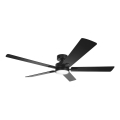Aigostar - reguliuojamas LED lubinis ventiliatorius LED/20W/230V 2700-6500K 132cm juodas + su nuotoliniu pultu