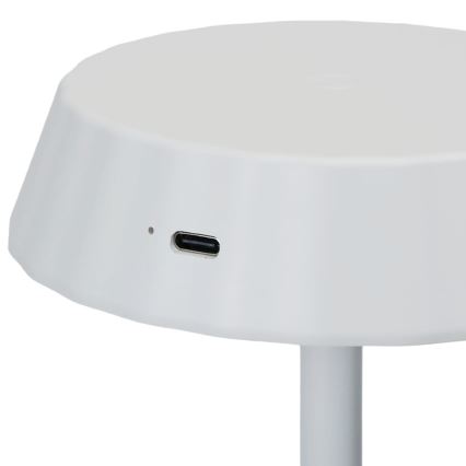 Aigostar - Reguliuojamo ryškumo LED stalinė lempa AMBIENT LED/2,4W/5V 3000-6500K balta