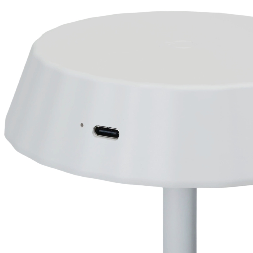 Aigostar - Reguliuojamo ryškumo LED stalinė lempa AMBIENT LED/2,4W/5V 3000-6500K balta