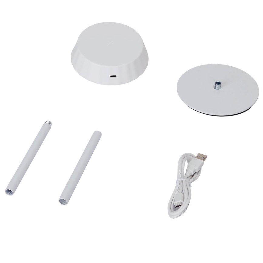 Aigostar - Reguliuojamo ryškumo LED stalinė lempa AMBIENT LED/2,4W/5V 3000-6500K balta