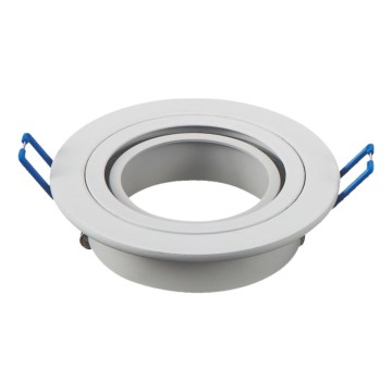 Aigostar - Rėmelis įleidžiamam GU10 šviestuvui, skersmuo 9,1 cm, baltas