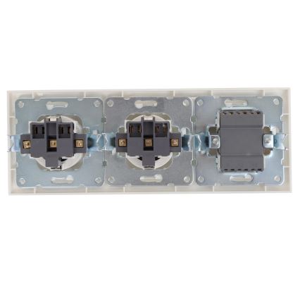 Aigostar - RINKINYS 2x Lizdas su jungikliu 2x16A/250V