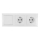 Aigostar - RINKINYS 2x Namų lizdas su jungikliu 2x16A/250V SCHUKO
