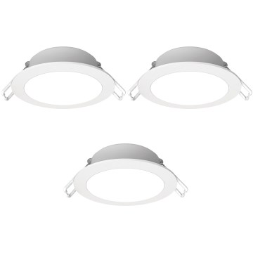Aigostar - Rinkinys 3x LED vonios lubų šviestuvai LED/4,8W/230V IP65 baltas