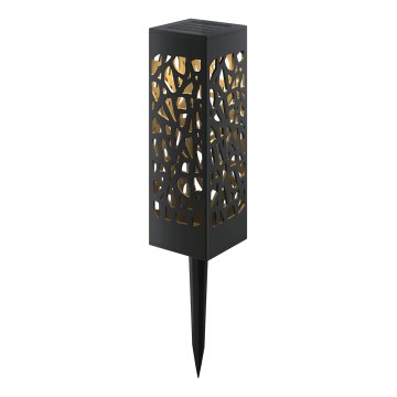 Aigostar - Saulės LED lempa LED/0,006W/1,2V 100 mAh 28,5 cm juoda 3000K IP44