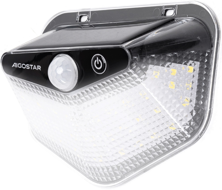 Aigostar - Saulės LED šviestuvas su jutikliu LED/3,7V 6500K 500 mAh IP65 juodas