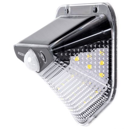 Aigostar - Saulės LED šviestuvas su jutikliu LED/3,7V 6500K 500 mAh IP65 juodas