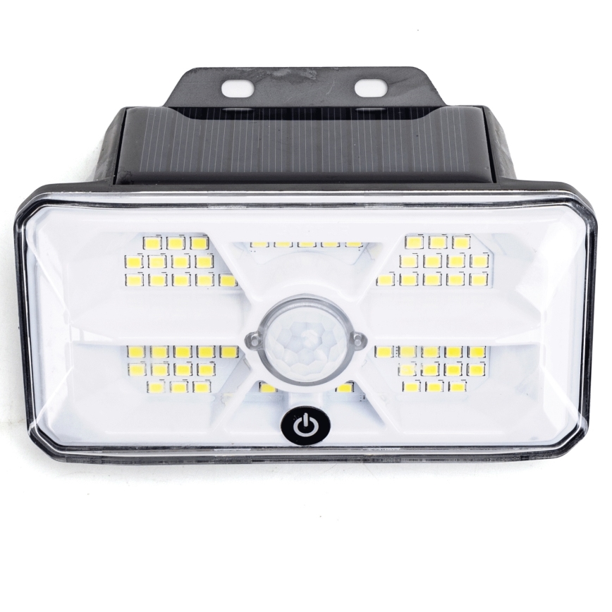 Aigostar - Saulės LED šviestuvas su jutikliu LED/3,7V 6500K 500 mAh IP65 juodas