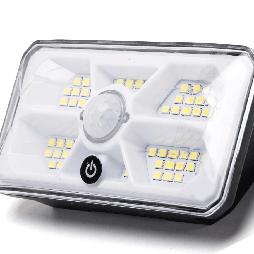 Aigostar - Saulės LED šviestuvas su jutikliu LED/3,7V 6500K 500 mAh IP65 juodas