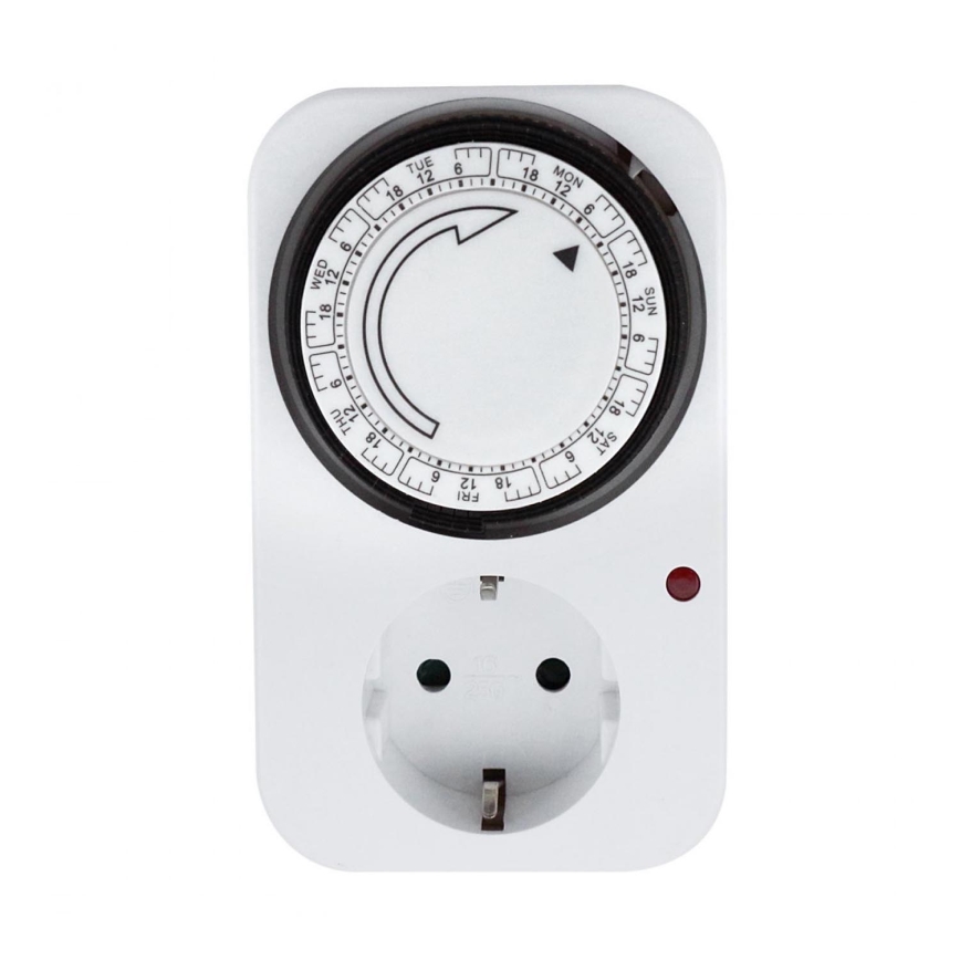 Aigostar - Savaitinis mechaninis laiko jungiklis 250V/16A