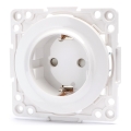 Aigostar - Sieninė SCHUKO rozetė be rėmo 250V/16A balta