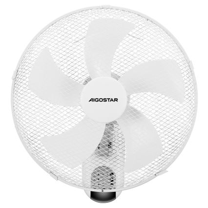 Aigostar -  Sieninis ventiliatorius 45W/230V balta + nuotolinio valdymo pultas