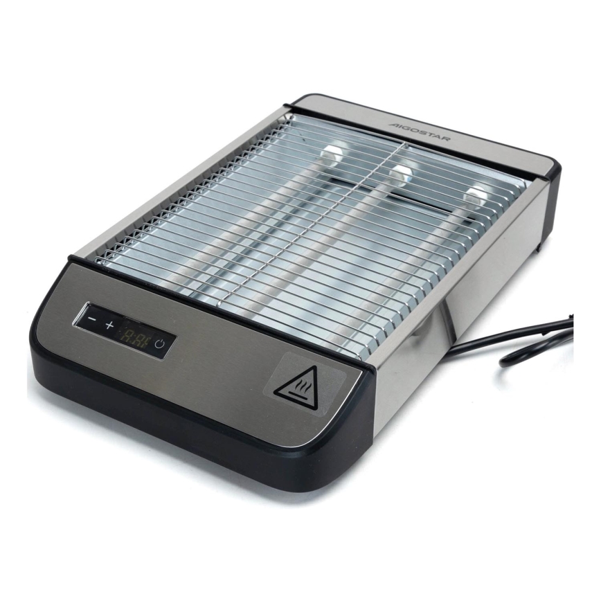 Aigostar - Skrudintuvas 840-1000W/230V matinis chromas
