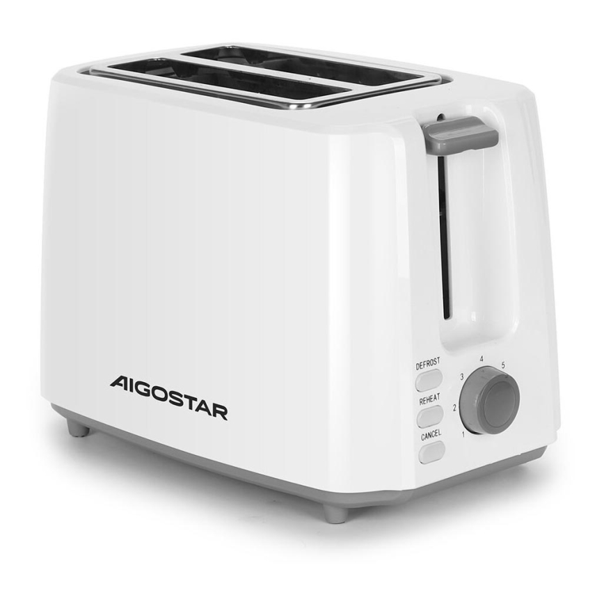 Aigostar - Skrudintuvas su dviem skylutėmis 750W/230V balta