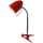 Aigostar - Stalinė lempa su segtuku 1xE27/11W/230V raudona/chrominė