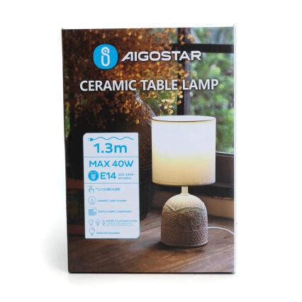 Aigostar - Stalinis šviestuvas 1xE14/40W/230V