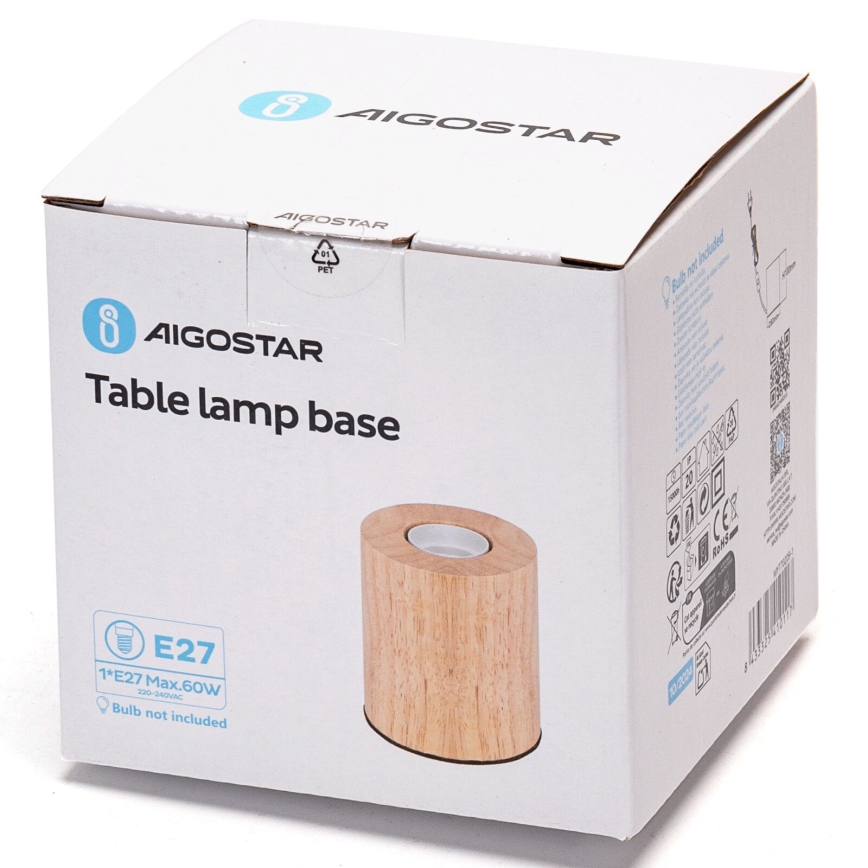 Aigostar - Stalinis šviestuvas 1xE27/60W/230V smėlio spalva