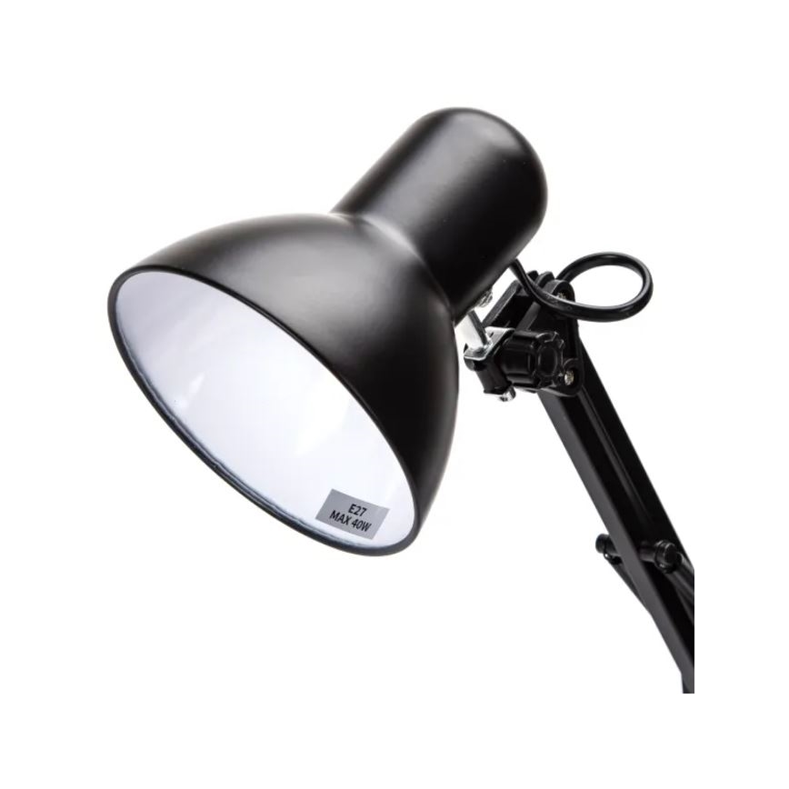 Aigostar - Stalinis šviestuvas 2in1 1xE27/40W/230V juoda