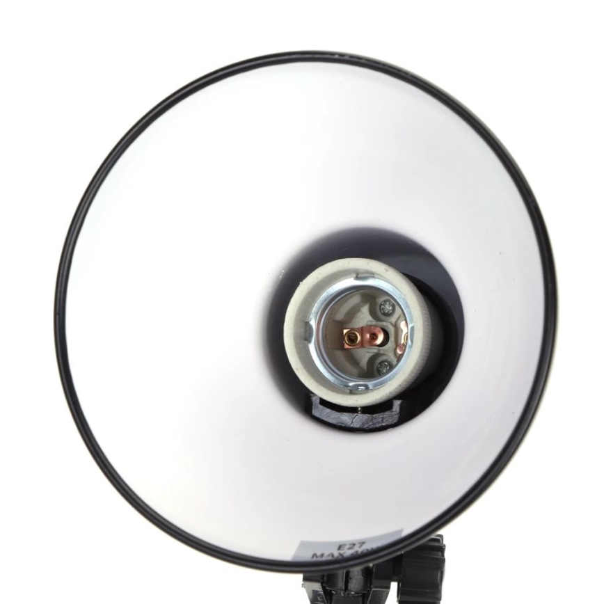 Aigostar - Stalinis šviestuvas 2in1 1xE27/40W/230V juoda