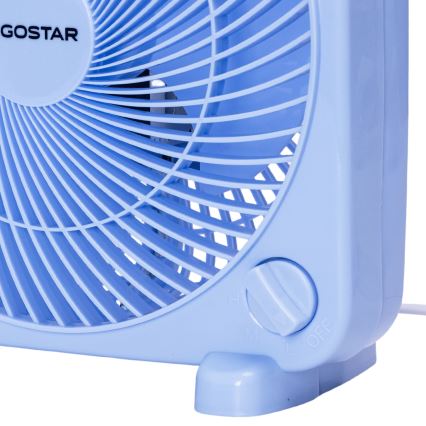 Aigostar - Stalinis ventiliatorius 30W/230V mėlynas