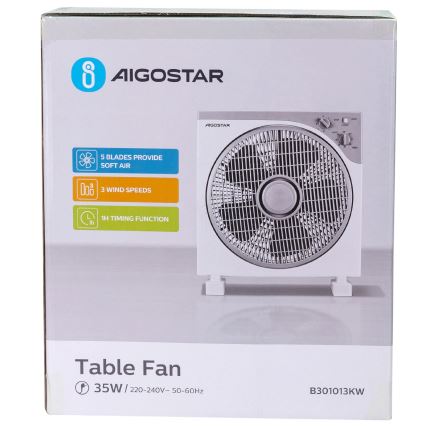 Aigostar - Stalinis ventiliatorius 35W/230V