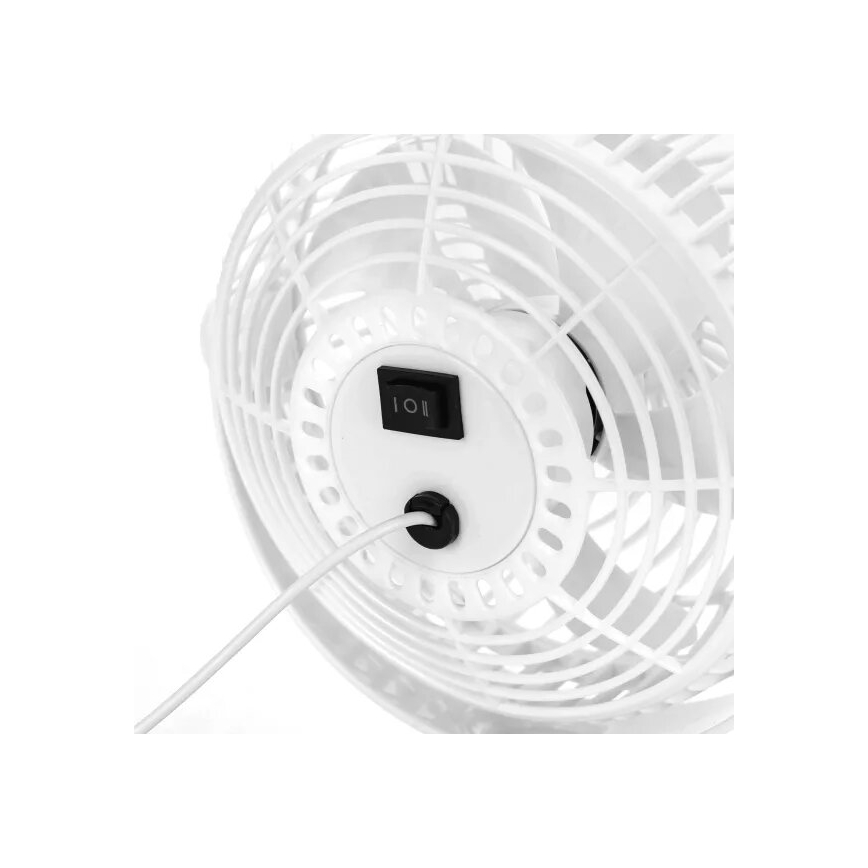 Aigostar - Stalinis ventiliatorius 3W/5V baltas