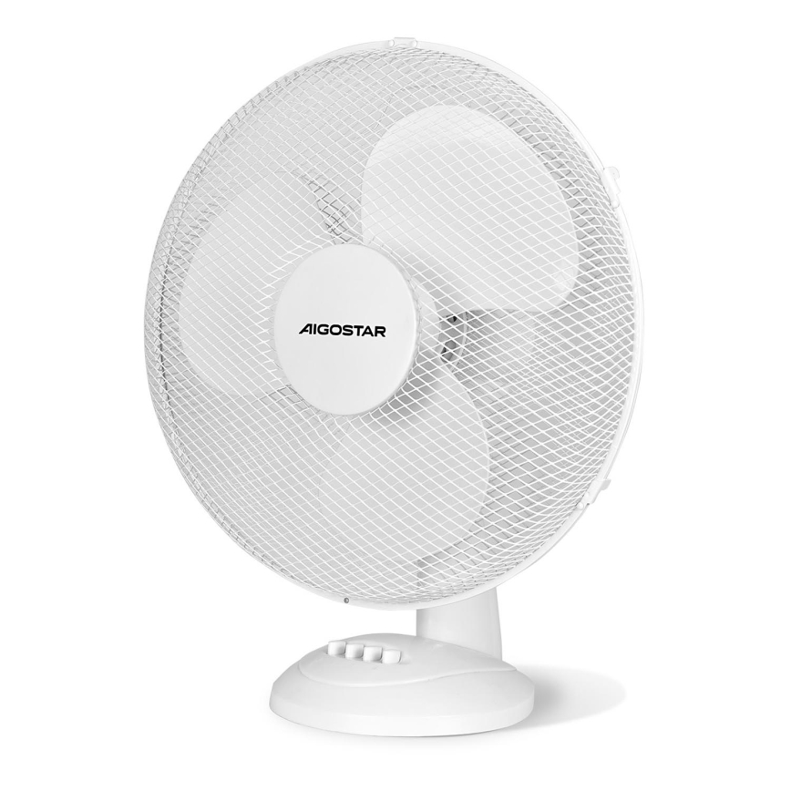 Aigostar - Stalinis ventiliatorius 50W/230V, baltas