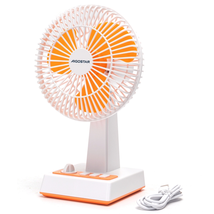 Aigostar - Stalinis ventiliatorius 6W/USB