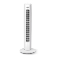 Aigostar - Stovimas ventiliatorius 45W/230V balta