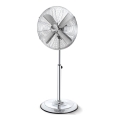 Aigostar - Stovinis ventiliatorius 50W/230V 44,8 cm blizgus chromas
