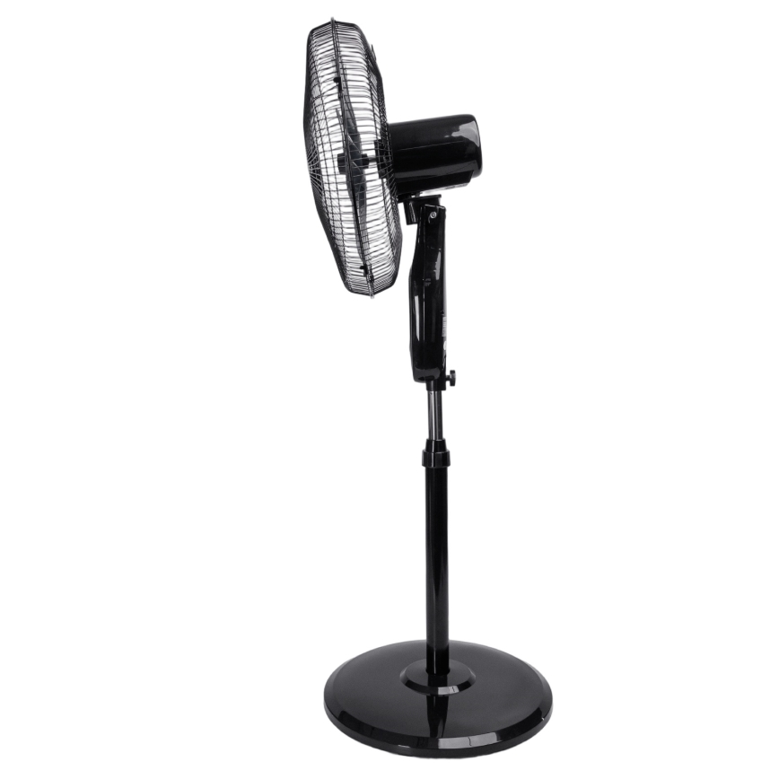 Aigostar - Pastatomas ventiliatorius 55W/230V 130 cm juodas + nuotolinis pultas