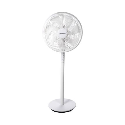 Aigostar - Pastatomas ventiliatorius 2 viename 45 W/230 V 110 cm baltas