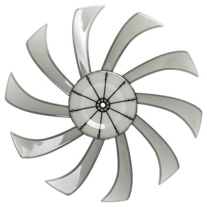 Aigostar - Stovintis ventiliatorius 60W/230V juoda