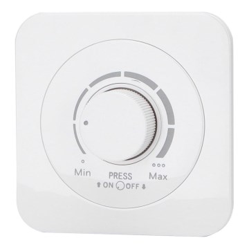 Aigostar - Šviesos reguliatorius su rėmeliu 250V/10A baltas