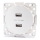 Aigostar - USB maitinimo lizdas be rėmelio 2x USB-A baltas