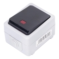 Aigostar - vieno mygtuko jungiklis IP54