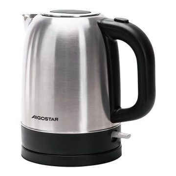 Aigostar - Virdulys 1,7l 2200W/230V matinis chromas