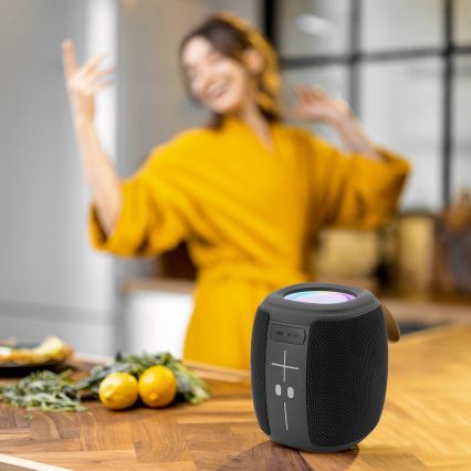 AKAI ABTS-V5 BL - Belaidis garsiakalbis su mikrofonu 3W/1200 mAh mėlynas