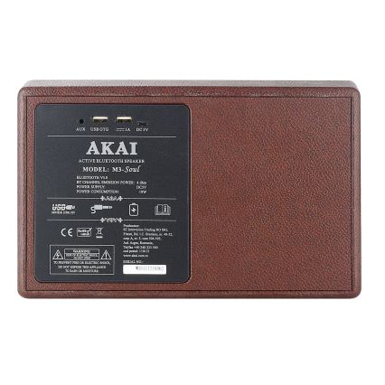 AKAI M3 SOUL COFFEE - Belaidis garsiakalbis 20W/6000 mAh