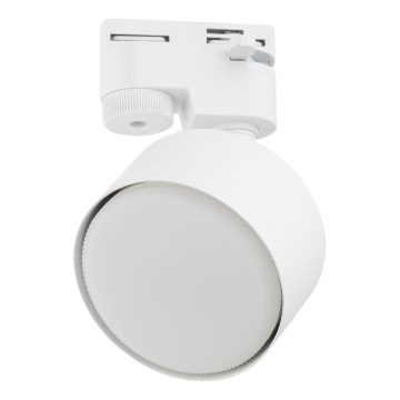 Akcentinis apšvietimas 1-fazės bėgių sistemai AVIA 1xGX53/15W/230V balta