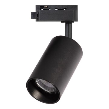 Akcentinis apšvietimas 1-fazės bėgių sistemai PIPE 1xGU10/10W/230V juoda