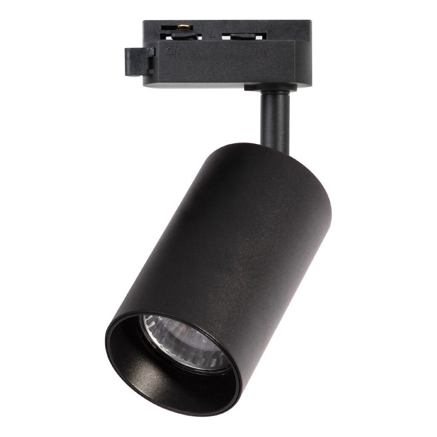 Akcentinis apšvietimas 1-fazės bėgių sistemai PIPE 1xGU10/10W/230V juoda